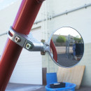 Polaris RZR Breakaway Claw Clamp Mirror - 4" Convex