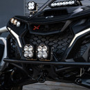 Can-Am Maverick R Pre Runner Bumper with Baja Designs LED Off-Road Lights Kit