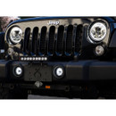 Vision X 3.7" Optimus Round 15º Beam with Amber Halo LED Light Kit