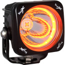 Vision X 3" Optimus Square 15º Beam with Amber Halo LED Light Kit Vision X 3" Optimus Square 15º Beam with Amber Halo LED Light Kit