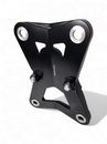 Polaris RZR Turbo R/Pro R Radius Rod Plate with Tow Hook Black - 2022-2025