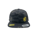 KC Logo - Flat Bill Snapback Trucker Hat - Black MultiCam