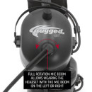 Rugged Air RA210-BT Bluetooth General Aviation Headset