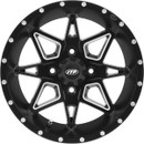ITP Tornado Matte Black & Machined 15x7 4/137 5+2 UTV Wheel