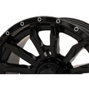 24x7 4/137 4+3 (+10mm) High Lifter HL21 UTV Wheel - Gloss Black