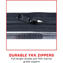 Upper Soft Doors with Zipper Polaris RZR Trail 900 / 1000 - fits 2021-2026 RZR Trail S 1000 & Trail 900