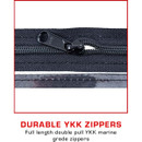 Honda Pioneer 1000-5 Upper Soft Doors with Middle & Rear Windows with Zipper - Fits 2016-2025 Pioneer 1000-5