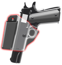 PISTOL & MAGAZINE HOLSTER ADD-ON KIT (1 PAIR) - For use with ICOS 2 AR UTV Fire Arm Holder
