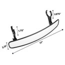 Polaris Ranger 17" Wide Angle Rear View Mirror - Fits Full Size Ranger with Round Tube Roll Cage