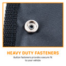 Polaris RZR Trail S Upper Soft Doors with Zippered Side Windows