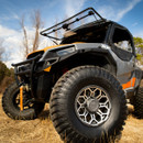 Polaris General Flip Up Hard Coated AR2 Windshield - 2016-2025