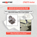 CFMOTO UForce U10 Bed Anchor Mounting Points