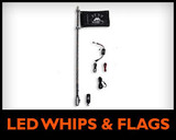 LED Whips & Flags - Polaris RZR 1000 S