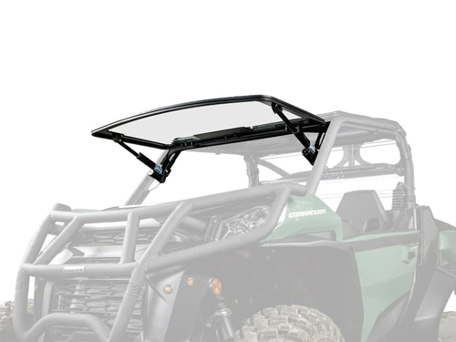 Can-Am Commander MaxDrive Power Flip Glass Windshield