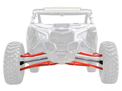 Can-Am Maverick X3 4" Long Travel Kit, 64" to 72" Conversion with Rhino 2.0 Axles