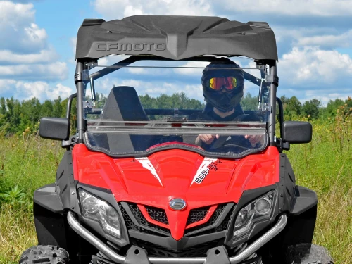 CFMOTO ZForce Flip Windshield - CFMOTO ZForce 800EX Scratch Resistant Flip Windshield