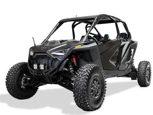 Polaris RZR Pro R Volt Front Winch Bumper—Hammer Black Finish - Elektric Off Road