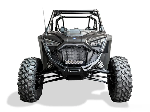 Polaris RZR Pro R Volt Front Winch Bumper—Hammer Black Finish - Elektric Off Road