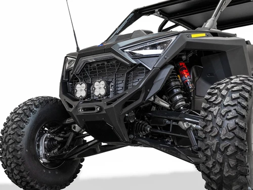Polaris RZR Pro R Volt Front Winch Bumper—Hammer Black Finish - Elektric Off Road