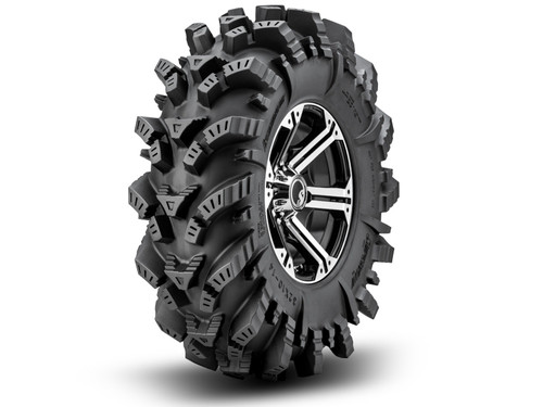 Intimidator Tires 26x10x14 on 14" Bandit H-Series Machined Finish Wheels 4/156 Pattern