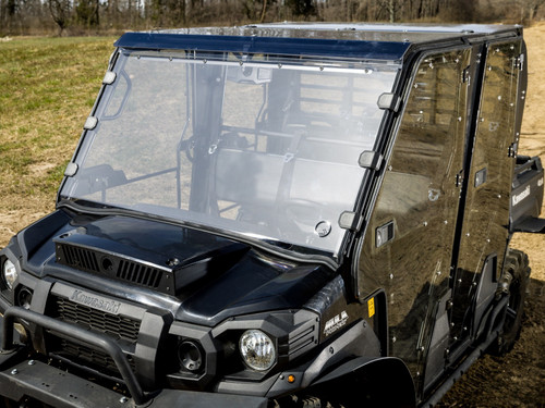 Kawasaki Mule Pro Scratch-Resistant Full Windshield