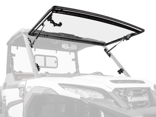 Kawasaki Ridge Scratch-Resistant Flip Windshield