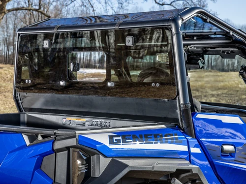 Polaris General XP 1000 Glass Sliding Rear Windshield