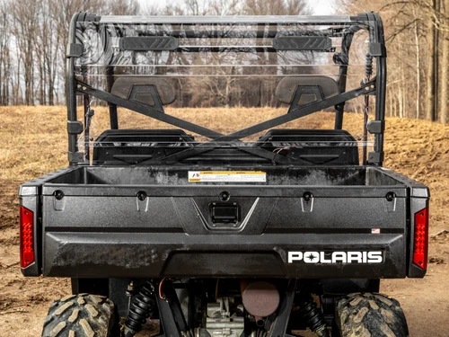 Polaris Ranger 900 Diesel Vented Full Rear Windshield