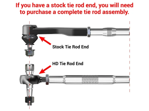Polaris Ranger XP 900 Heavy-Duty Tie Rod End Replacement Kit
