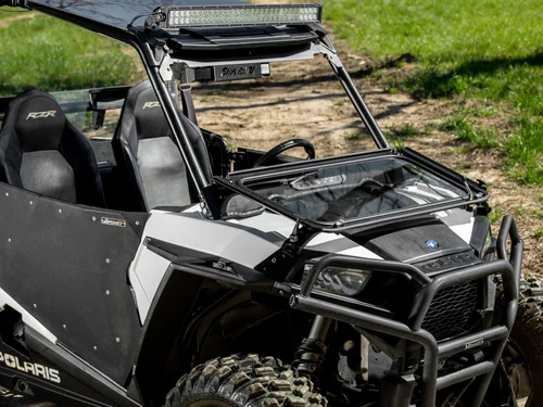 Polaris RZR 900 Flip Down Glass Windshield