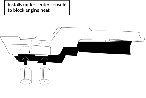 Polaris RZR Cup Holder Insulator - Polaris RZR XP 1000 Cup Holder Insulators