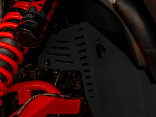 Polaris RZR XP 1000 & XP 4 1000 Inner Fender Guards, 1/8" Aluminum, Black or Red
