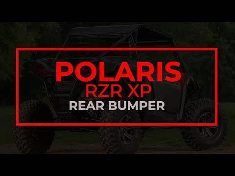 Polaris RZR XP S & XP S 4 (2026+) Rear Bumper, 1.5" Steel Tubing, Frame Mounted, Optional 2" Receiver Hitch in Black or Red, 1,500 lb Towing
