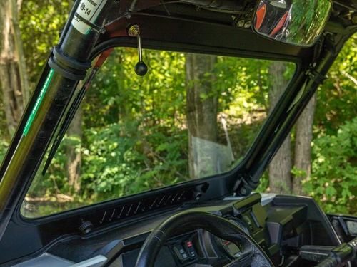 Polaris RZR XP Turbo & XP 4 Turbo DOT Glass Windshield with Wiper and Vent (2016-2021)