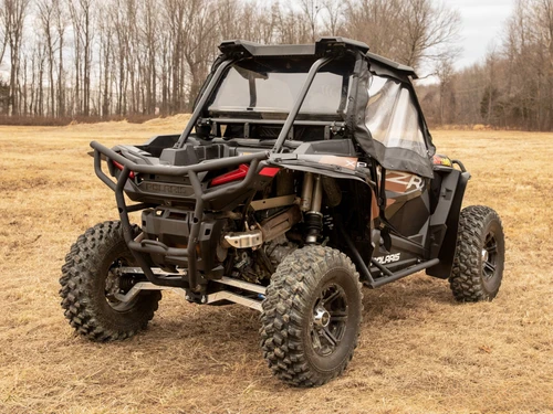 Polaris RZR XP Turbo & XP 4 Turbo Rear Vented Windshield, BreezeRite 3-Position Vent, Light Tint