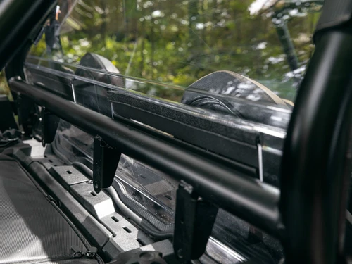 Polaris RZR XP Turbo & XP 4 Turbo Rear Windshield, 1/4" Polycarbonate, Clear, Tint or Hard-Coated