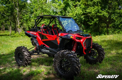 Polaris RZR XP Turbo S & XP 4 Turbo S Full Windshield, Scratch-Resistant 1/4" Polycarbonate, XR Optic Hard Coat, Preinstalled Seal, Made in USA