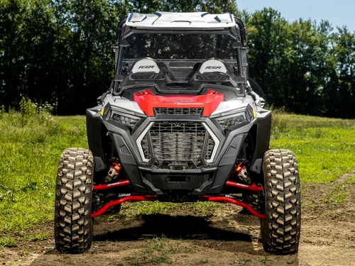 Polaris RZR XP Turbo & XP 4 Turbo Vented Full Windshield, BreezeRite Vents, XR Optic Hard Coat, USA Made