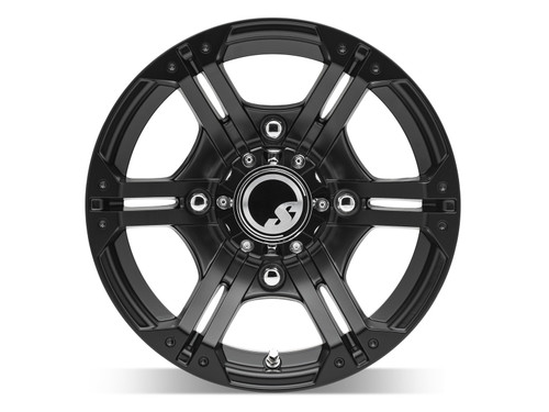 Sticky XT Warrior Tires 34x10x14 on 14x7 Bandit H-Series Black Wheels 4/156 Pattern