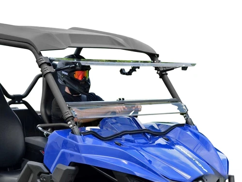 Yamaha Wolverine Flip Windshield - Yamaha Wolverine Scratch Resistant Flip Windshield