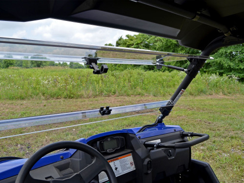 Yamaha Wolverine Flip Windshield - Yamaha Wolverine Scratch Resistant Flip Windshield