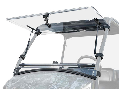 Tracker OX400 Flip Windshield - Tracker OX400 Scratch-Resistant Flip Windshield