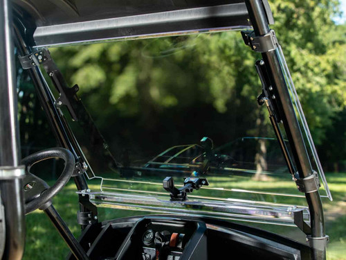 Tracker OX400 Flip Windshield - Tracker OX400 Scratch-Resistant Flip Windshield