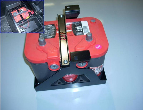 2008-2010 RZR Optima Battery Tray by EMP Extreme Metal Products