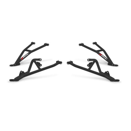 Polaris RZR XP 1000/Turbo | XP 4 1000/Turbo HD PRO +2 Forward Camber Adjustable A-Arm Kit - Black Powder Coat