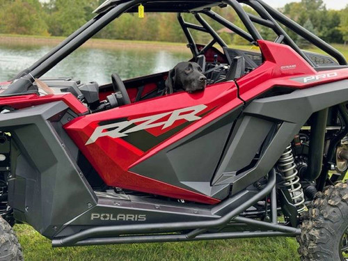 Polaris RZR PRO-XP / Turbo-R / Pro S Rocker Knockers with Tree Kicker Nerf Bars (2 seat)