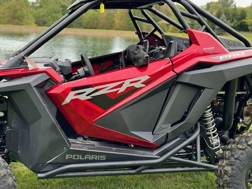 Polaris RZR PRO-XP / Turbo-R / Pro S Rocker Knockers with Tree Kicker Nerf Bars (2 seat)