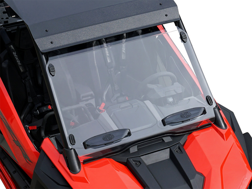Polaris RZR PRO XP Venting Windshield Featuring Tool-less Rapid Release Polaris RZR PRO XP Venting Windshield Featuring Tool-less Rapid Release