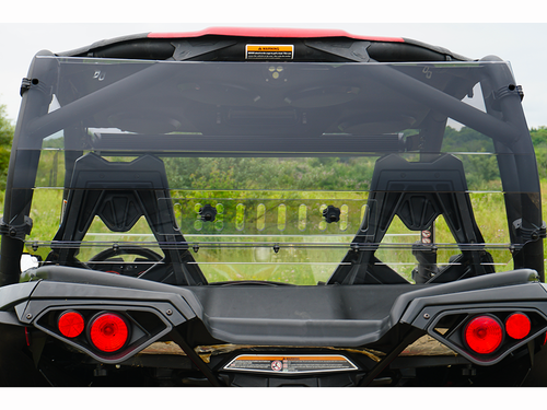 Can-Am Commander/Maverick Rear Windshield With Sliding Vent