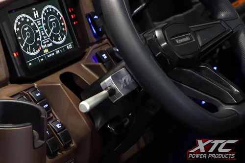 Kawasaki Ridge Self-Canceling Turn Signal System with Billet Steering Column Mounted Lever